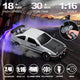 Remote Control Car RC Drift Car 1:16 Scale 4WD High Speed Model Vehicle 2.4GHz with LED Lights Spray Rubber Tire Racing