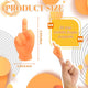30 Pcs Middle Finger Puppet,Miniature Small Funny Hand Puppets,Rubber Little Tiny Finger Hands for Halloween,Games,Parties