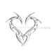 Heart Shaped Hair Clip Barrette Headdress Nonslip Ponytail Holder Accessories Hair Grips Side Clamp Hair Girls