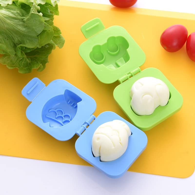 8PCS Cartoon Cute Boil Egg Mold/Fish Car Heart Shape Egg Sushi Rice Mold Mould/Decorating Fondant Cake Tool