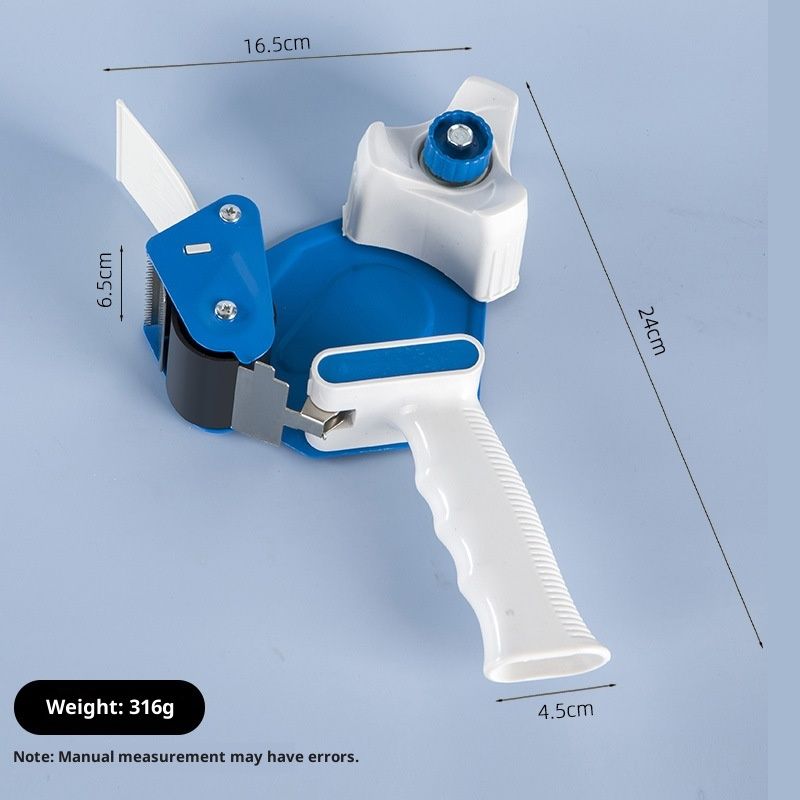 Heavy Duty Packaging Tape Dispenser, 2 Inch Tape Gun with Clear Tape, Packaging Tape Dispenser(blue)