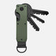 Key Organizer Minimalist Innovative Keys OrganizerSecures 2-6 Keys(olive drab,7*2cm)
