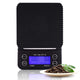 3KG electronic scaleCoffee Scale with Timer Small, Espresso Scale with Timer Small, Espresso Coffee Scale with Timer for Pour Over Coffee black