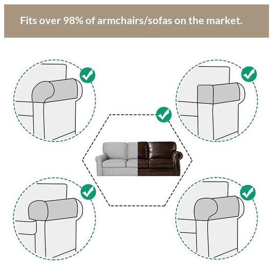 Armchair Caddy, Waterproof Sofa Armrest Organizer, Non Slip Recliner Organizer, Remote Holder for Recline, Recliner Caddy with 14 Pockets Storage for TV Remote, Phone, Magazine (gray)