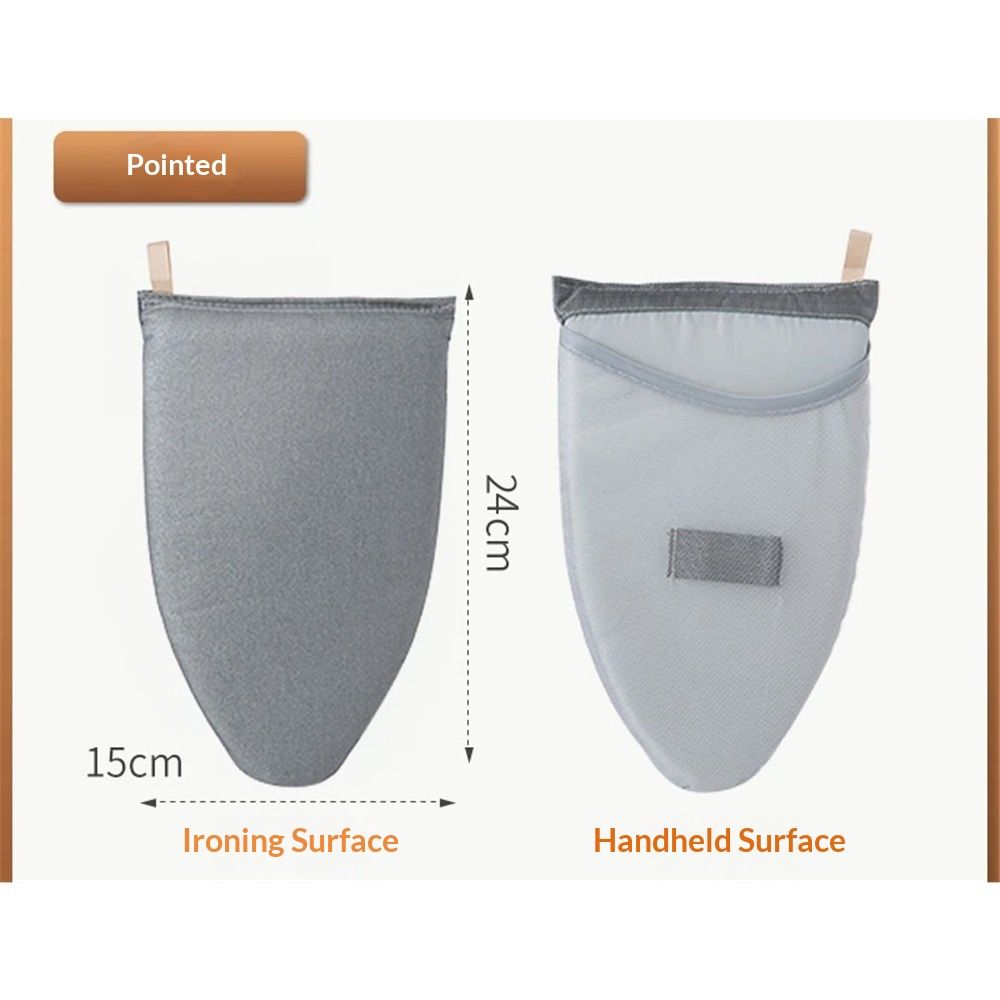 2pcs Garment Steamer Ironing Gloves Anti Steam Glove Heat Resistant Garment Steamer , Garment Steam Accessories for Clothes(pointed tip)