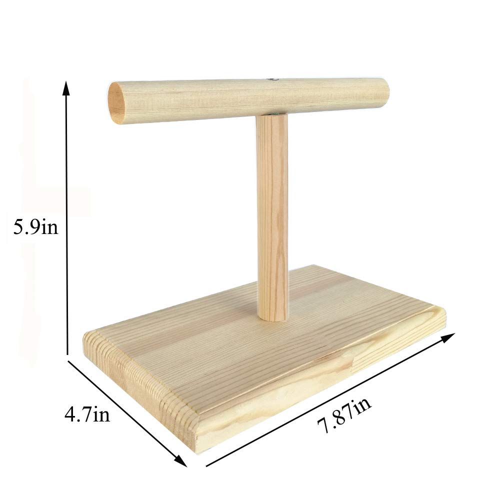 Small Bird Perch,Bird Play Stand,Portable Training Parrot Playstand, Bird Cage Toys for Cockatiels Conures Parakeet Finch Lovebirds
