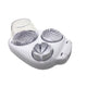 3-In-1egg Slicer For Hard Boiled Eggs,Stainless Heavy Duty Egg Slicer Kitchen Gadget, Fit Strawberry, Apple, Banana, Cherry, Tomato, White