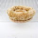 Removable Plush Parrot Hammock Bed, Winter Warm Resting Perch Platform for Budgies Cockatiel Conure Parakeet Hamster(small size beige)