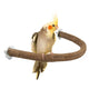 Parrot Bird Station Pole, Wooden Station Stick, Bird Grinding Claw Habitat Station Frame, Bird Cage Accessories, U-shaped Bird Chewing Rack Stick, Parrot Bird Cage Accessories