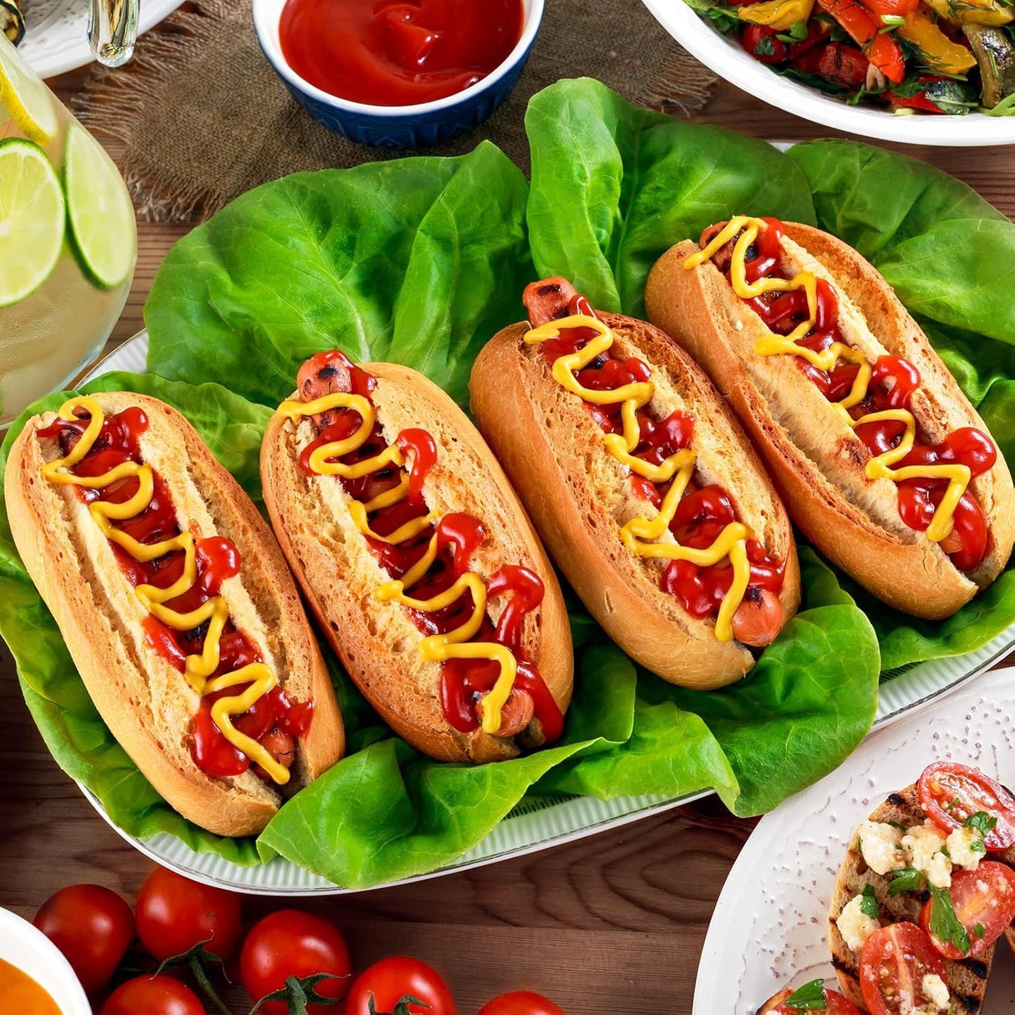 Silicone Bread Loaf Pan for Baking, Mini Baguette Bread Pan Perforated Hot Dog Bun Pan 12 Loaf Non Stick Baking Liners Mat