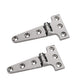 2pcs 316 Stainless Steel T Hinge, Resistance, Mirror Polished, for Cabinet Doors, Garden Gates, Boats, Yachts(100*54*4.8mm)