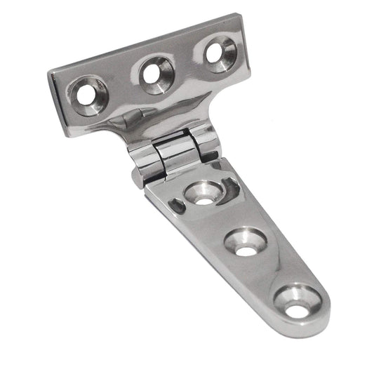2pcs 316 Stainless Steel T Hinge, Resistance, Mirror Polished, for Cabinet Doors, Garden Gates, Boats, Yachts(100*54*4.8mm)