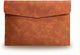 A4 PU Leather Envelope Documents File Portfolio Large Capacity Folders Travel Bag for Paper Letter Stationery Organizer and Tablet Case PC Sleeve (light brown)