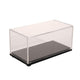 Acrylic Display Case Plastic Box Cube Storage Box Clear Small Assemble Dustproof Showcase for Collectibles Items(14*7*7.7cm)
