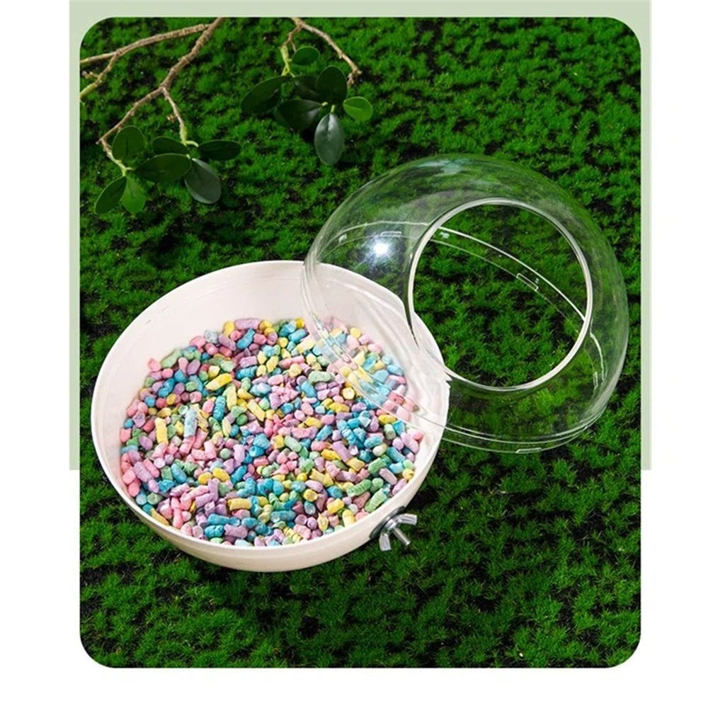 Bird Nest for Cage Bite-Resistant, Washable Clear Observation Small Bird House Hanging, Warm Birds Bed Plush Hut, Parakeet Nest to Lay Eggs Breeding Sleeping(white)