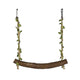 2pcs Swing Chicken Toy Perch Chicken Stand Bird Chew Toy for Birds Parrots Training Stand Holder Bird Toy Chickens and Parrots Bird Swings Birdcage Accessories(small size)