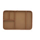 Leather Tray, Stylish and Organized Multifunctional Tray, for Table Entryway, Premium PU Leather, Tray for Keys, Watch, Wallet, Jewelry, and More (Brown )
