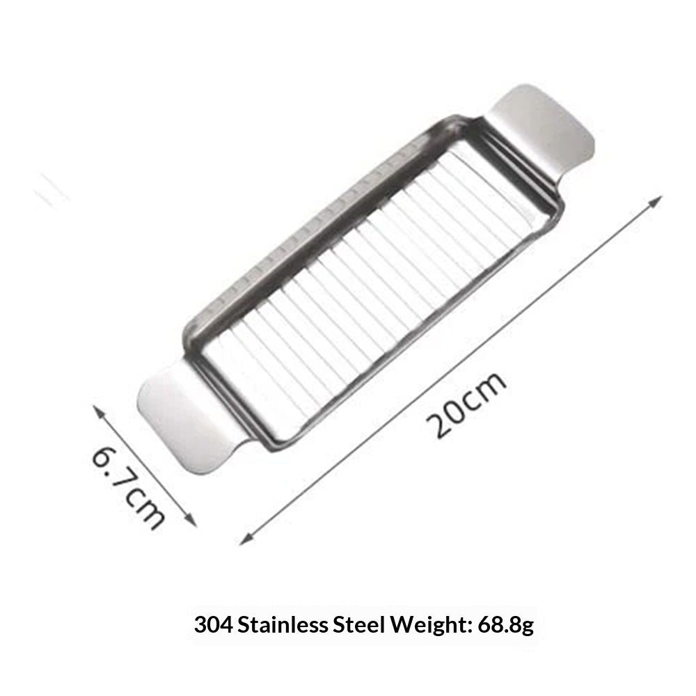 Stainless Steel Butter & Cheese Slicer – Ergonomic Handle, Multipurpose Handheld Food Cutter for Butter, Cheese & Soft Fruits, Dishwasher Safe