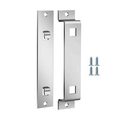 4 Sets of Bird House Brackets, Steel Bird House Mounting Bracket with Screws and Drywall Anchors, Bird Feeder Hanger Bracket Mounting Plate for Securing Bird Houses Nesting Boxes