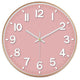 12 Inch Wall Clock, 3D Number Quartz Battery Operated Silent Non-Ticking Round Wall Clocks for Office Bedroom Decorative(Battery not included)