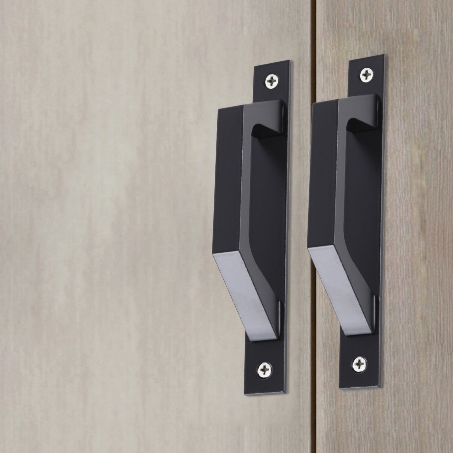 Sliding barn Door Handle Wooden Door Handle 20cm, for Sliding Doors or Revolving Doors Functional and Comfortable Door Handle