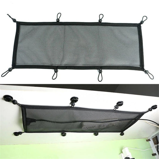 Under Desk Cable Management Net â Flexible Wire Organizer â Elastic Mesh Kit for Standing & Office Desks â Adhesive Positioning and Screw Lock Black