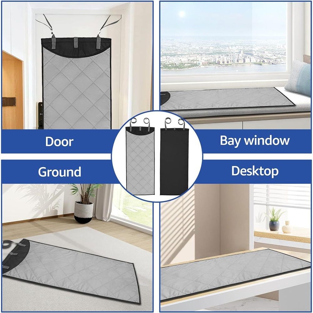 Over The Door Clothes Steamer Pad,45 ×19 inch Heat-resistant Over The Door Press Steam Pad,Vertical Hanging Over Door Clothes Steamer Pad for Clothes Steaming