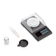 Digital Milligram Scale 100g/0.001g rechargeability, High Precision Portable Jewelry Scale, Powder Scale, Micro Scale for Powder Medicine, Gold, Gem, Reloading, Calibration Weight