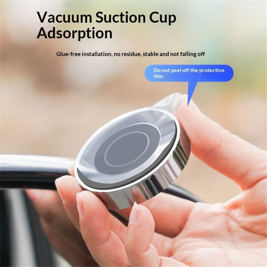 2 pairs Adjustable large Round Stick-on Convex Spot Mirror, big HD Glass Convex Rear View Mirror,Strong Adhesive Blind Spot Mirror for Car, Van, SUV and Trucks (5.5cm), Silver frame)