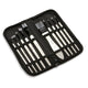 10 Pcs Art Paint Brushes Set Includes Carrying Case for Kids Artists Acrylic Oil Watercolor and Gouache Painting