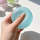 Frosted Blue Coconut Oil Stress Ball, Slow Rising Non-Sticky Squishy Squeeze Ball, Soft Sensory Fidget Toy for Stress Relief, Relaxation and Focus