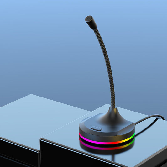 RGB Desktop Microphone Standard Model Black