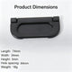 10 Pcs M8857-64 Black Hidden Snap