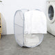 Foldable Laundry Hamper Light Gray 02