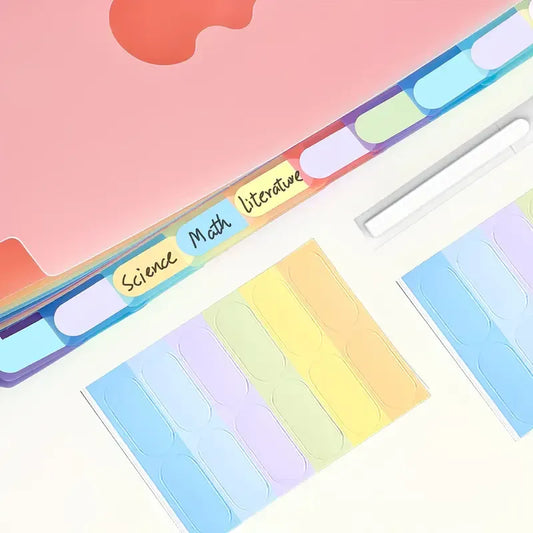 1pcs 25-Slot Expandable Rainbow Accordion Folder, Vertical Multi-Pocket Design, Large Capacity Holds 2000 Sheets, Waterproof and Portable, Great Helper for Office and School Organization