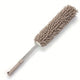 khaki Household Cleaning Duster / Static Duster / Dust Sweeper / Telescopic & Non-Shedding / Washable / High-Reach Cleaning Tool / Cleaning Tools & Supplies