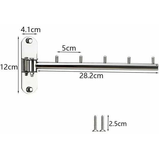 1 Pcs Door Clothes Wall Mounted Door Hanger Wall Mounted Folding Hanger Wall