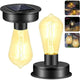 2 Pcs Bulb Outdoor Solar Outdoor Garden Solar Lamp Spare with Bulb Led Glossy Solar Lantern Cover of Spare for of Garden Outdoor Pendant