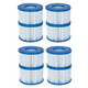 Lay-Z-Spa Filter Cartridge (VI), Compatible with All Lay-Z-Spa Hot Tub Models 4pcs