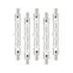 5-pack R7s 118mm 300W 220V—240V, R7s Halogen Linear Light Source, Dimmable Halogen Lamp for Construction Works_MGF 200W