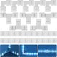 RGB LED Strip Connector Kit 30pcs 4Pin 10mm Solderless for SMD 5050 with 20 Gapless 5L 5T Contacts