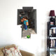 New Style 2-Pack Minecraft Giant Peel and Stick Wall Sticker Cartoon Sticāyux
