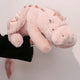 Cute Plush Dragon, Weighted Dinosaur Toy Children Adult Gift Or Decoration Pink 110cm