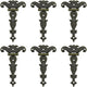 Antique Hinges, Bronze Decorative Retro Carved Hinges Cabinet Hinges For Doors Cupboard Jewelry Box 6 pcs