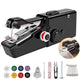 Handheld Sewing Machine Portable Convenience Black, for On-the-Go Sewing Needs