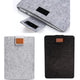 MacBook Pro sleeve Dark gray wool felt case, compatible with MacBook Air, 13-inch