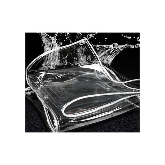 Transparent Reinforced Protective Tarpaulin 350g per Square Meter, 2 x 3M