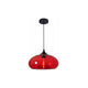 Vintage Industrial Red Glass E27 Pendant Lamp Retro Loft Chandelier for Kitchen Dining Bedroom