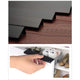 10 Pack Cabinet Hardware, Finger Edge Handles, Furniture Kitchen Door Drawer Handle, Concealed Pull Handles, Hole Pitch Long Black, 256mm, 300mm