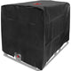 Water Tank Cover, IBC Tank Cover for 1000L Tank, Water Tank Container Protective Cover, Anti Dust Anti UV Anti Rain, Black, 120 x 100 x 116cm